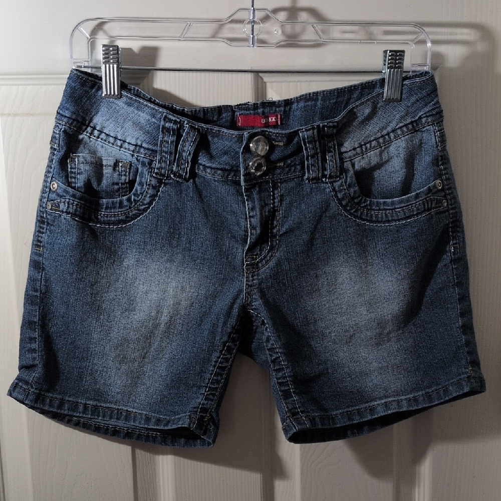 BONGO Dark Blue Jean Shorts With Bling!